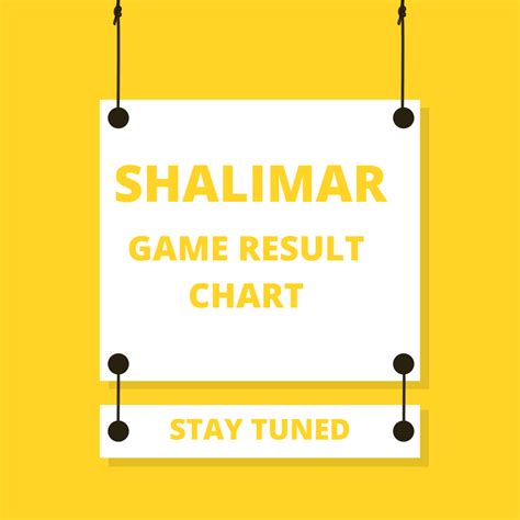 shalimar satta game result